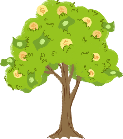 Playful Money Tree